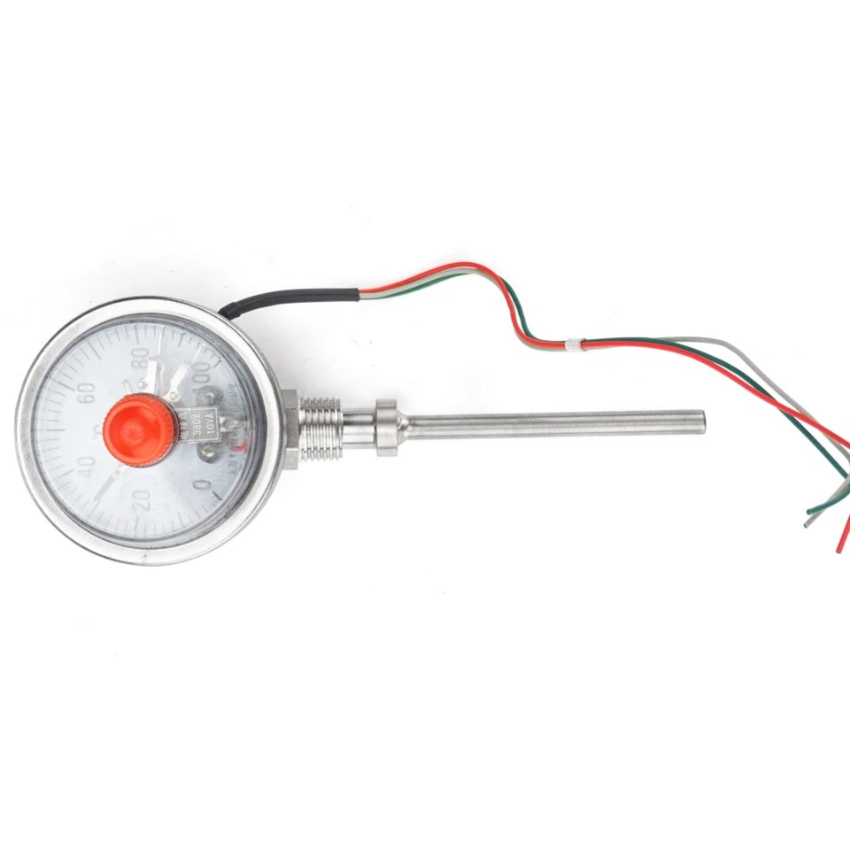 Bimetallic Thermometer With Electrical Contact